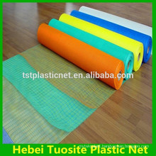 Plastic colored window screen netting